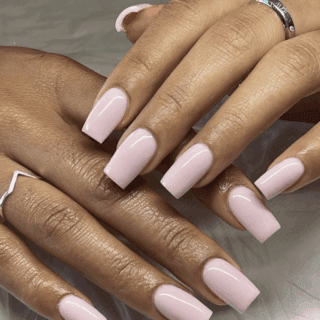 pink plain nail ideas