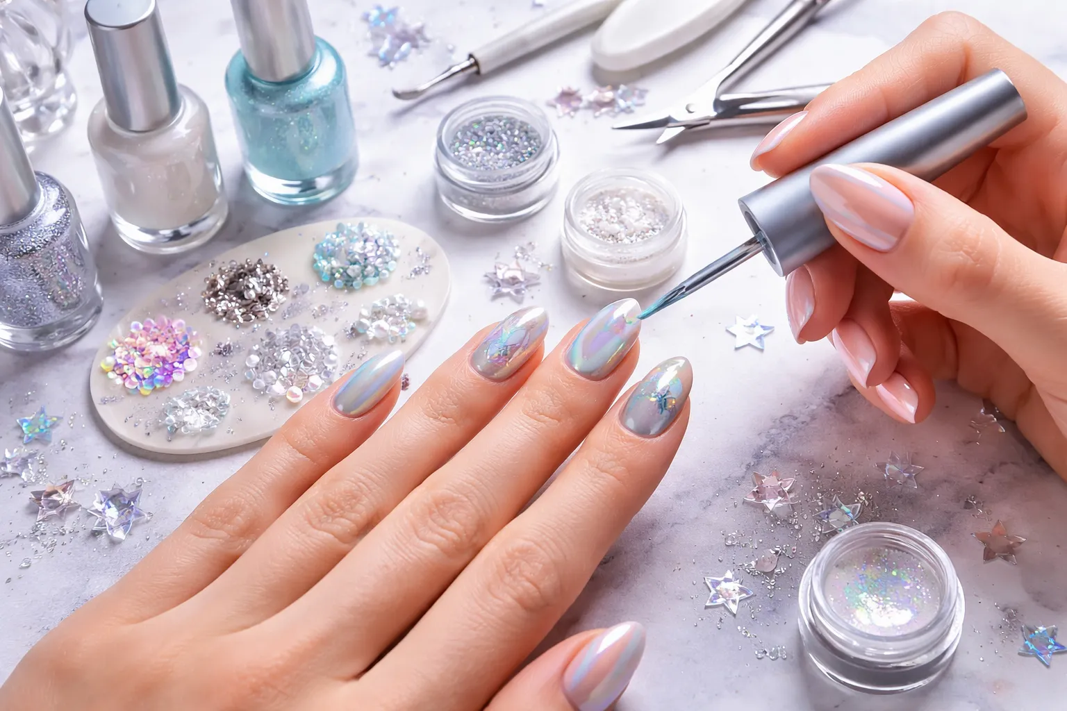 Aquarius Nail Designs 1