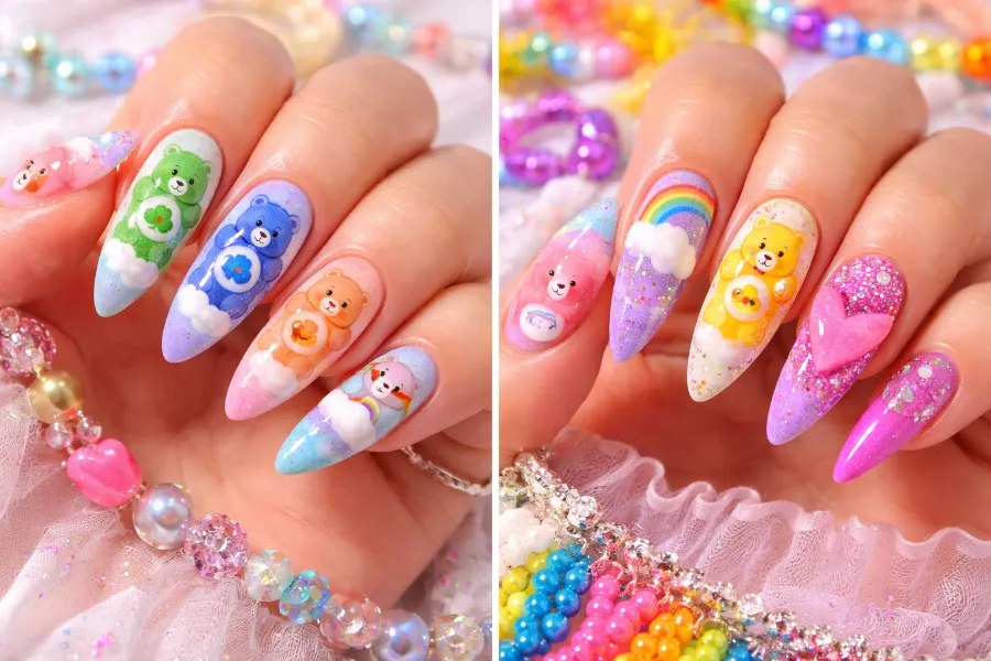 Care Bear Nail Designs (3)