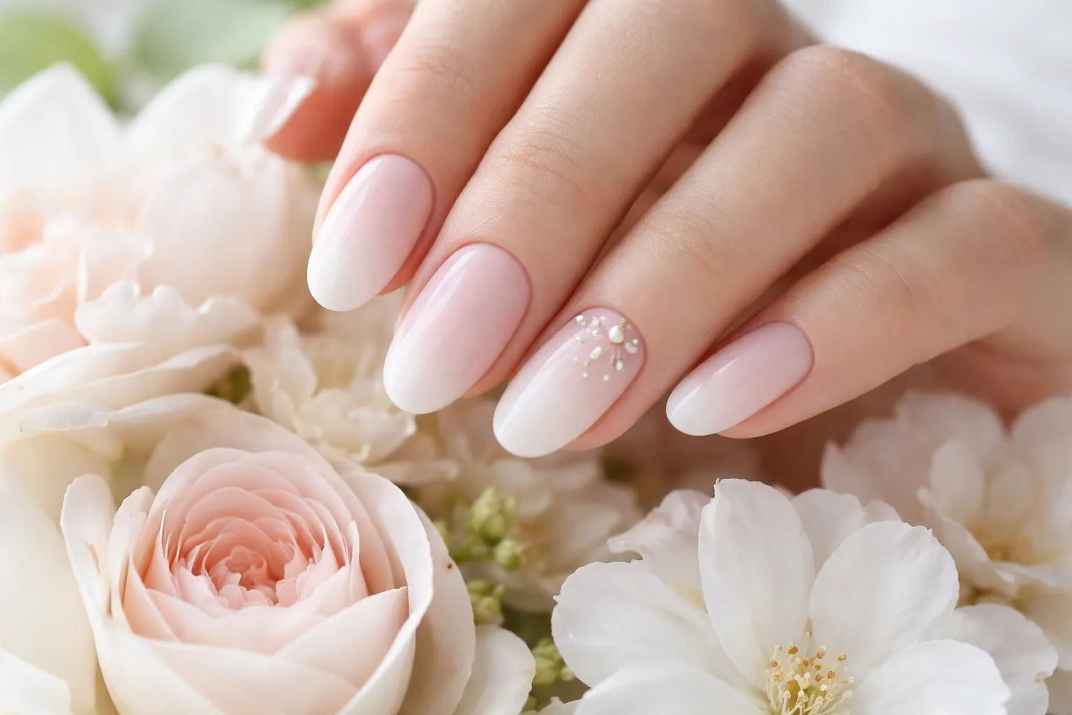Classy Spring Nail Idea 1