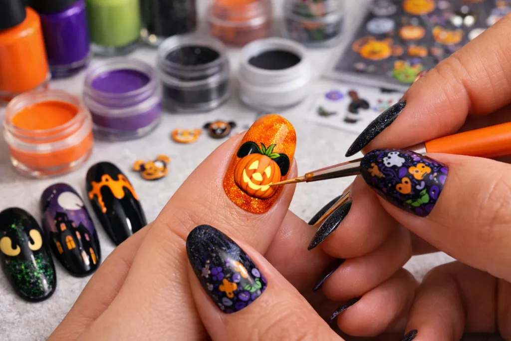 Disney Halloween Nails 2