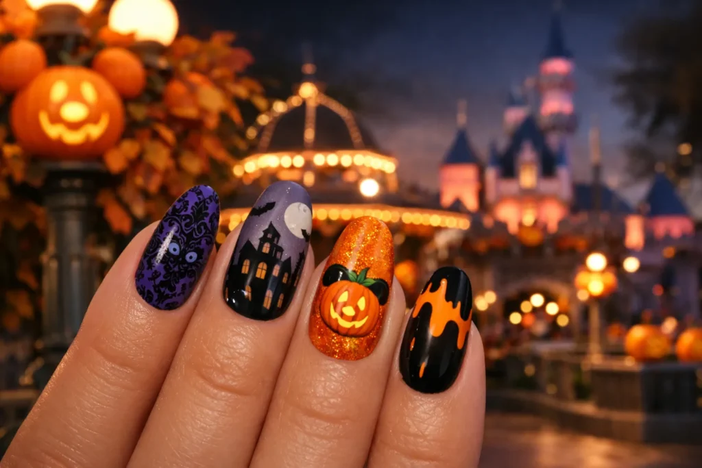 Disney Halloween Nails 3