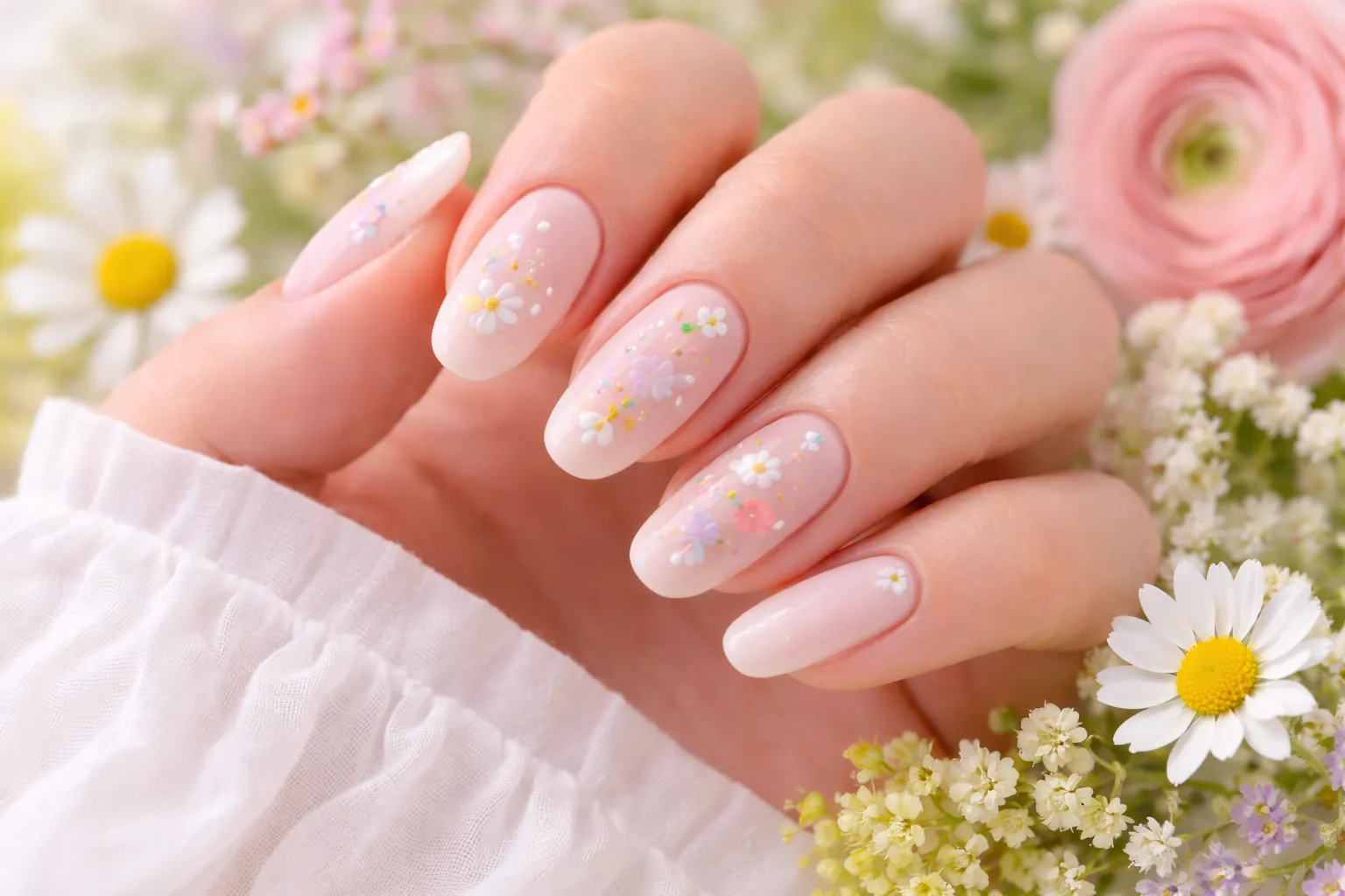 Floral-Inspired Cute May Nails (Done Right)