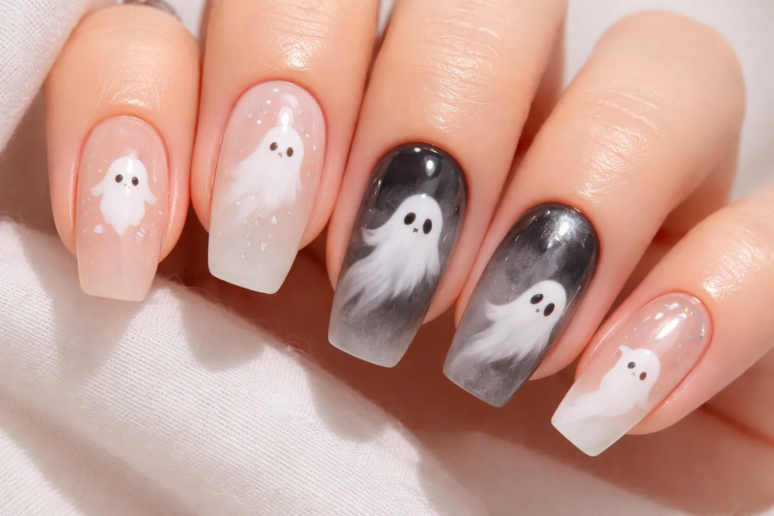 Ghost Nail Design