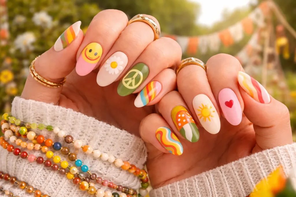 Hippie Nail Designs 2