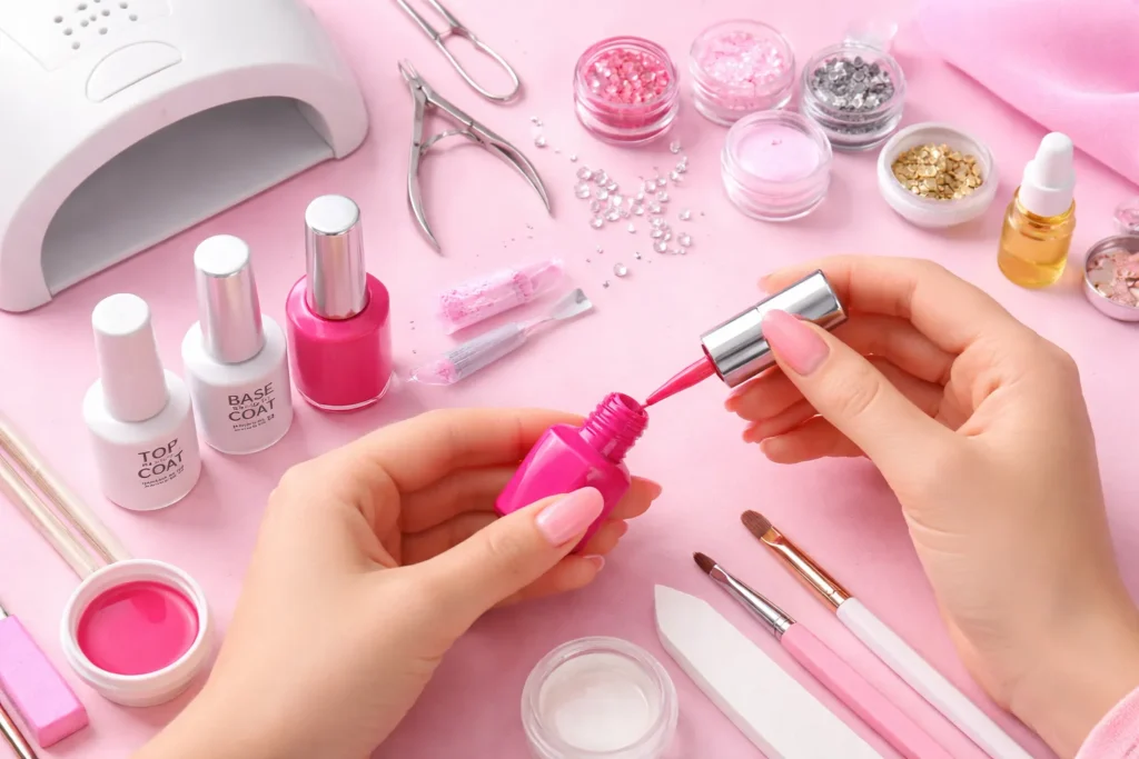 Hot Pink Nail Designs 2