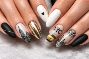 New York Themed Nails (1)