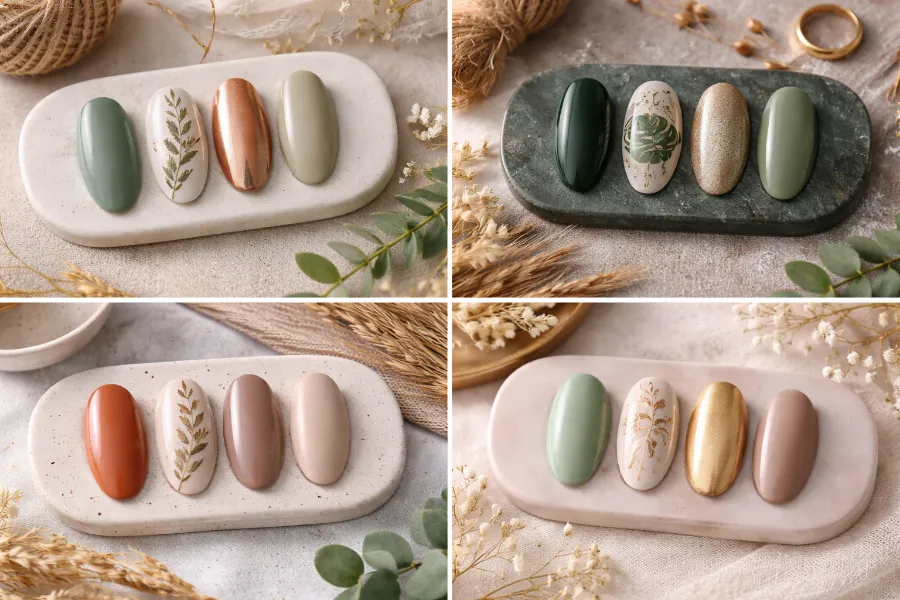 Plant Nail Art (2)