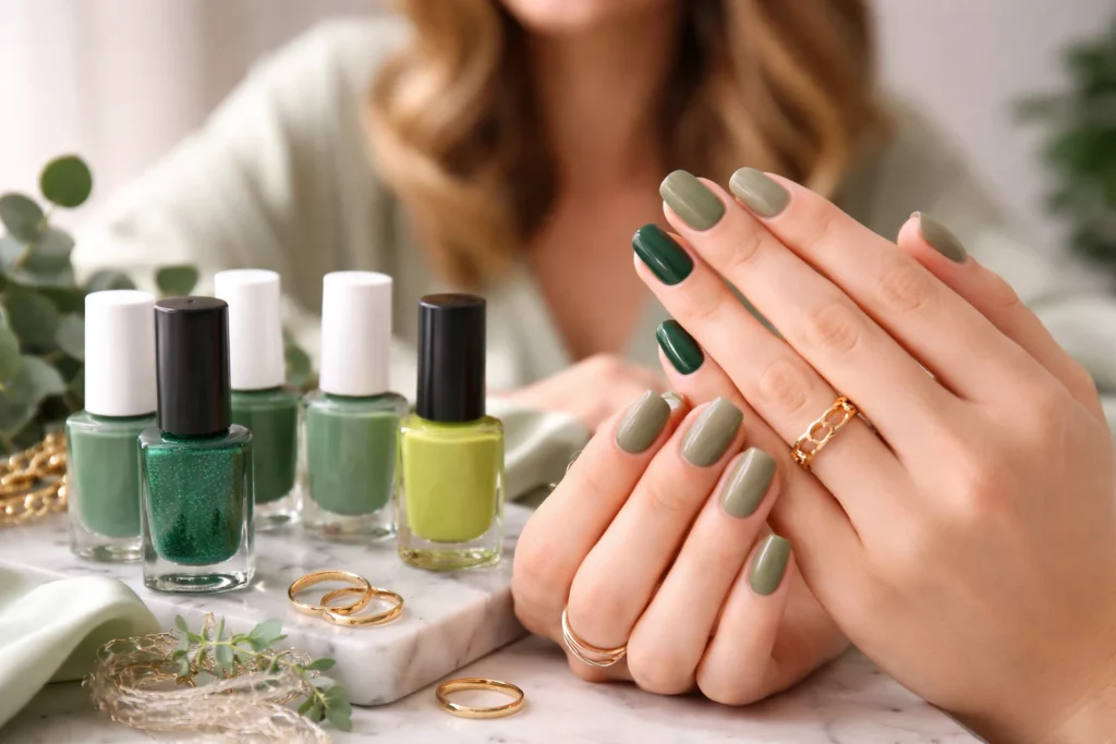 Popular Green Nail Polish 2