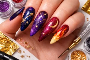 Sagittarius Nail Designs 1
