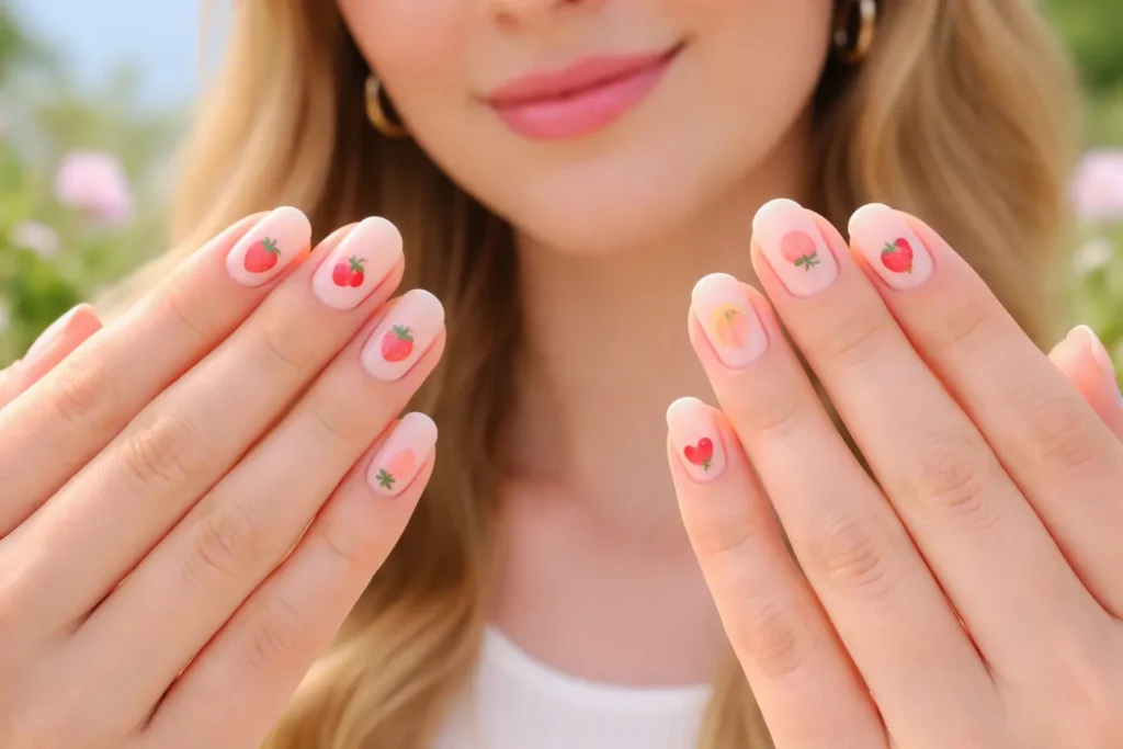 Simple Fruit Nails 2