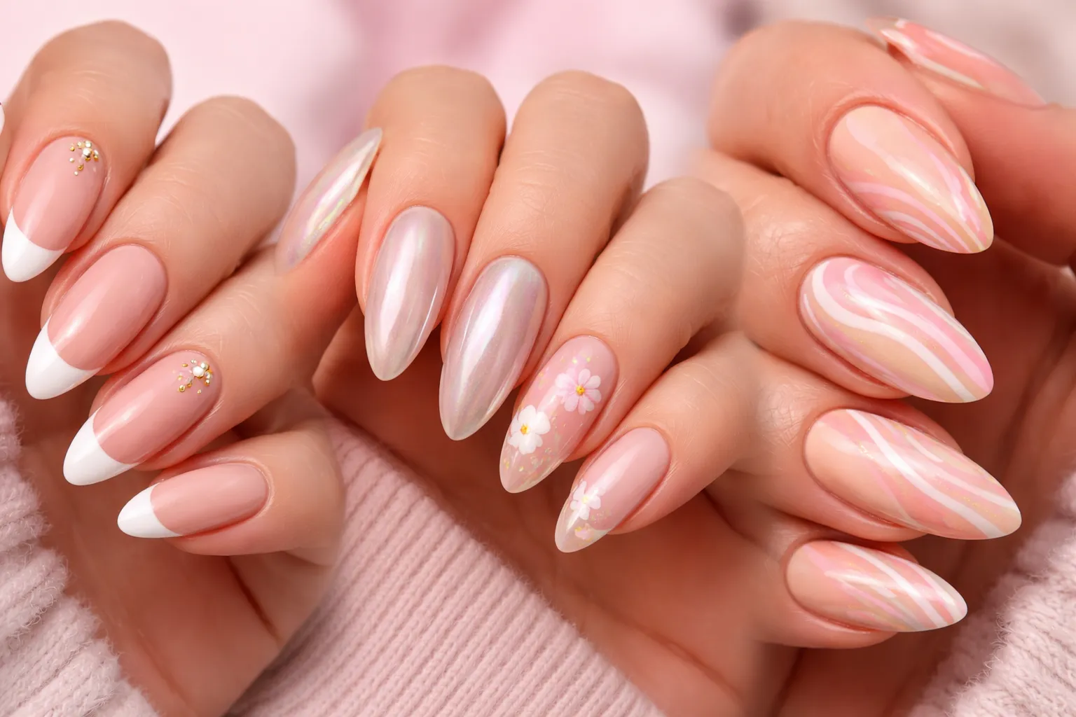 Trendy Almond Nail Designs