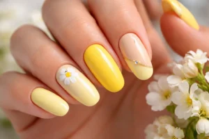 Yellow Nails Design 1