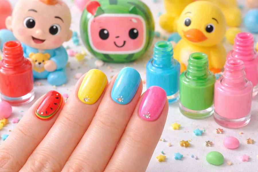 cocomelon nails (2)