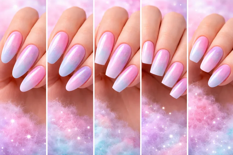 cotton candy nails (2)