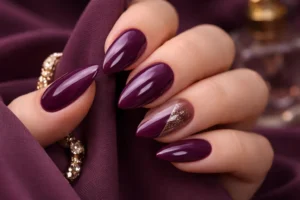 plum nails