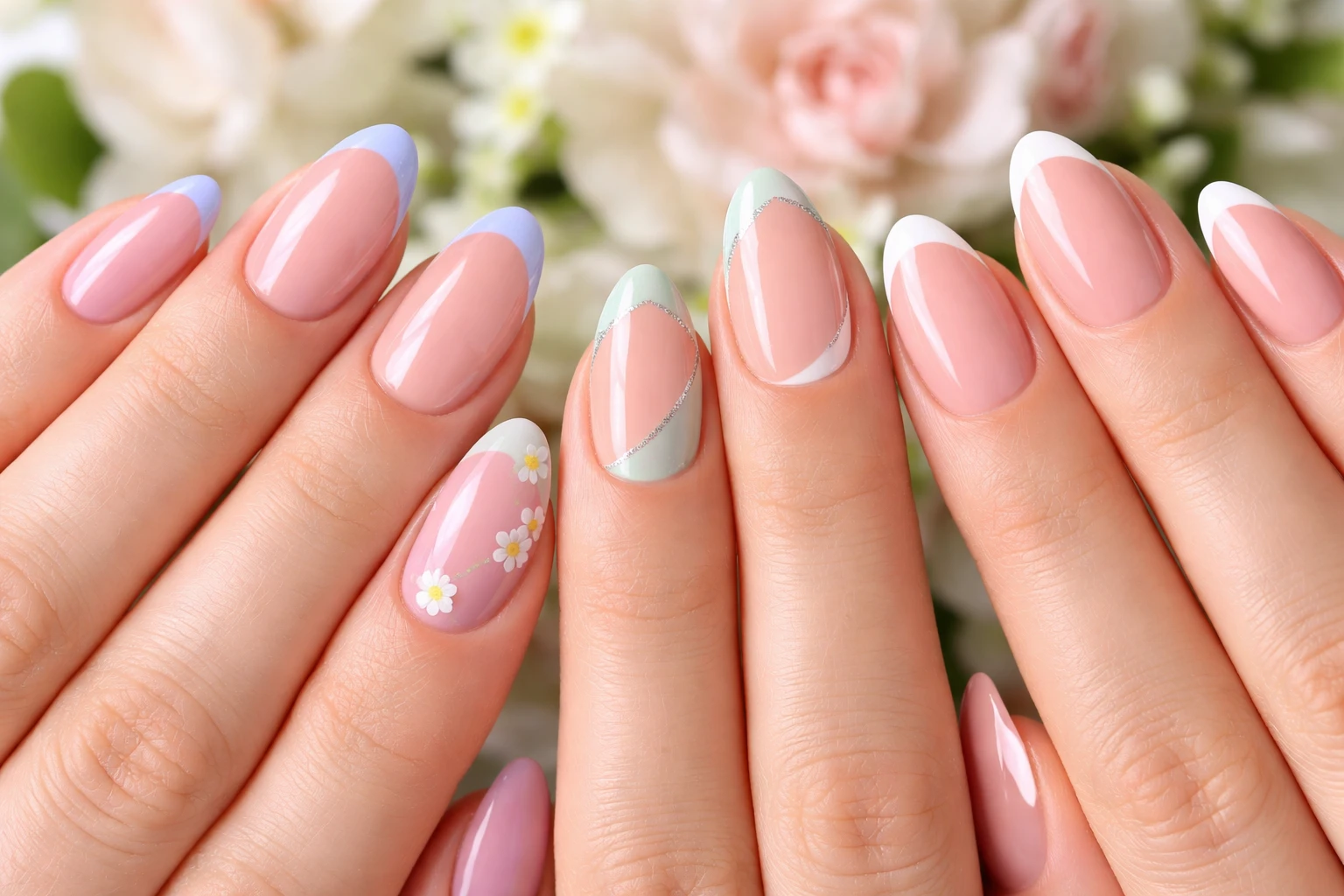 March French Tip Nail Art Inspiration 1