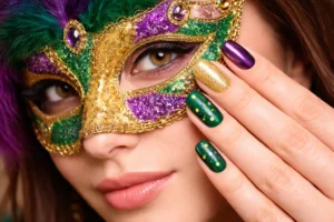 Mardi Gras Nail Designs for Beginners 4