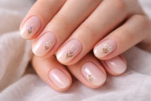 Minimalist Floral Nail Designs for Early Spring 1