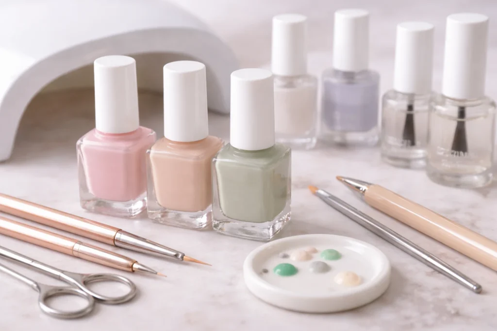 Minimalist Floral Nail Designs for Early Spring 2