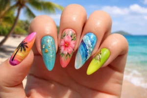Hawaii Nails Inspo for Summer Vacation 1