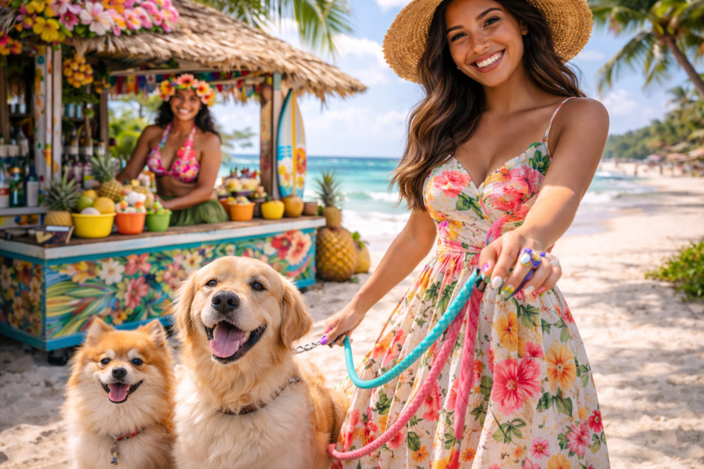 Hibiscus Flower Nail Art Ideas 6