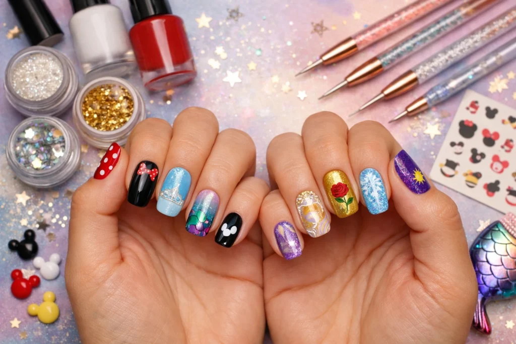 Creative Disney Nail Art Designs That Bring Magic 3