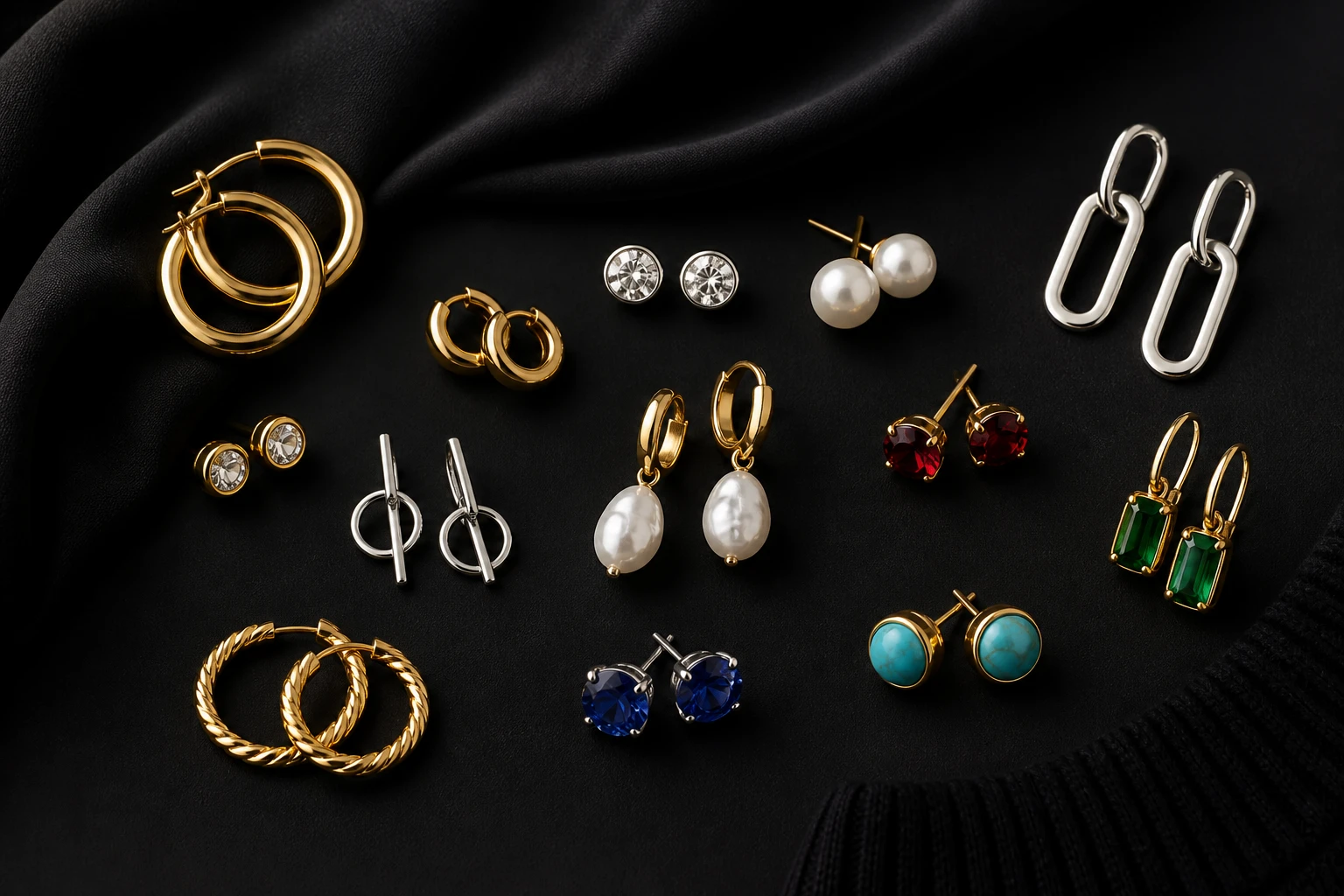 Best Everyday Earrings to Elevate a Black Outfit